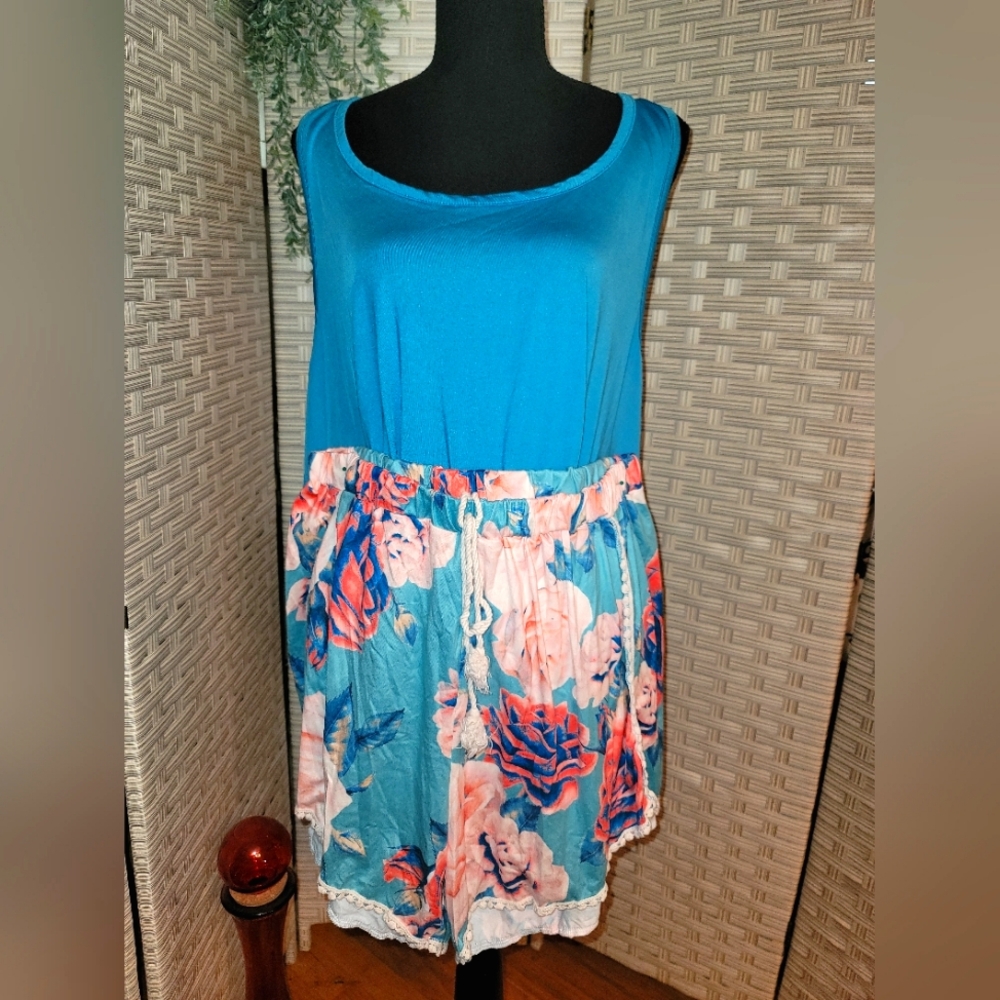 💥Jenize 3x tank top and shorts sleep set